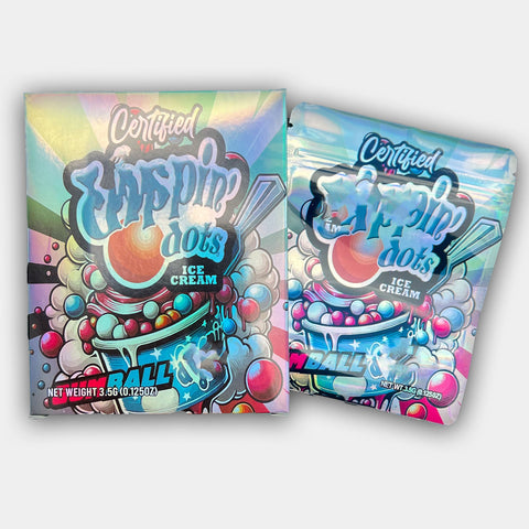 Dippin Ice Cream Mylar Bag with Box 3.5 Grams