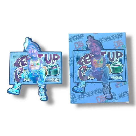 Feet Up Gumbo Mylar Bag with Box 3.5 Grams