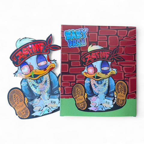ICFMF Baby Duck Mylar Bag with Box 3.5 Grams