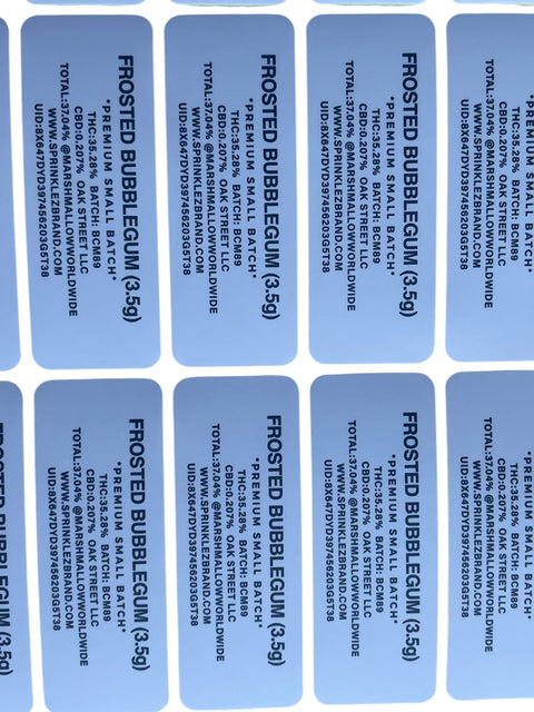 Frosted Bubblegum (Soft Sticker) Mylar Bag 4 Grams