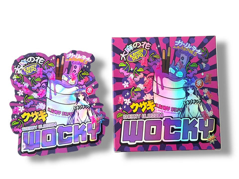 Kandy Depo Cherry Blossom Wocky Mylar Bag with Box 3.5 Grams