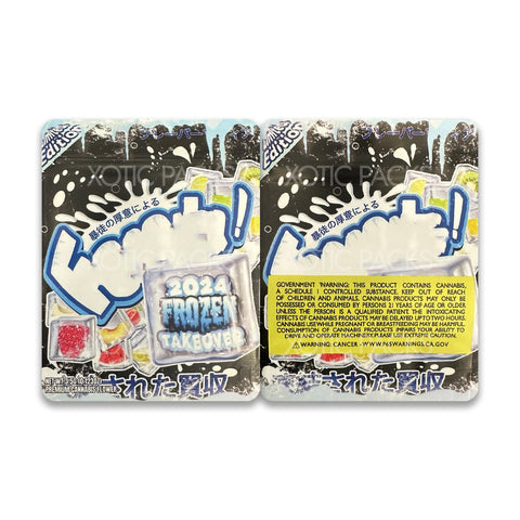 2024 Frozen Takeover 3.5 gram mylar bags