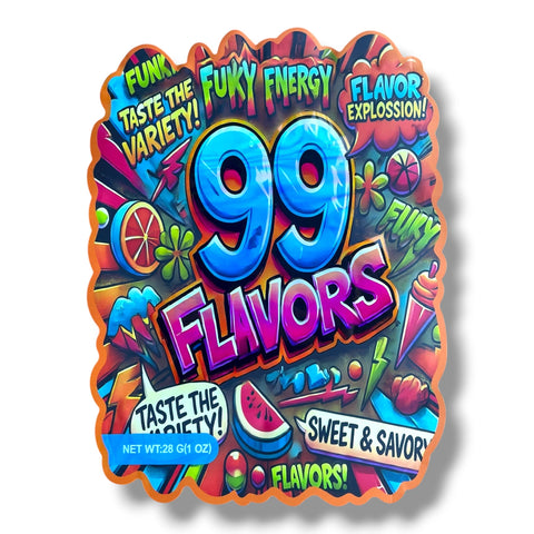 99 Flavors Mylar Bag 1 Ounce