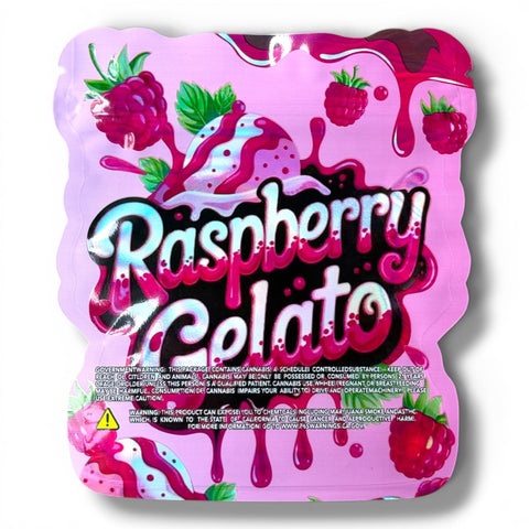 Raspberry Gelato 3.5g shape bags