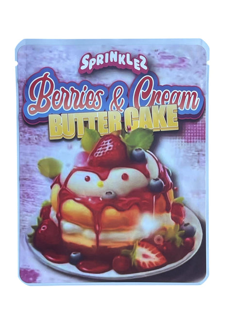 Berries and Cream Butter Cake (Soft Sticker) Mylar Bag 3.5 Grams