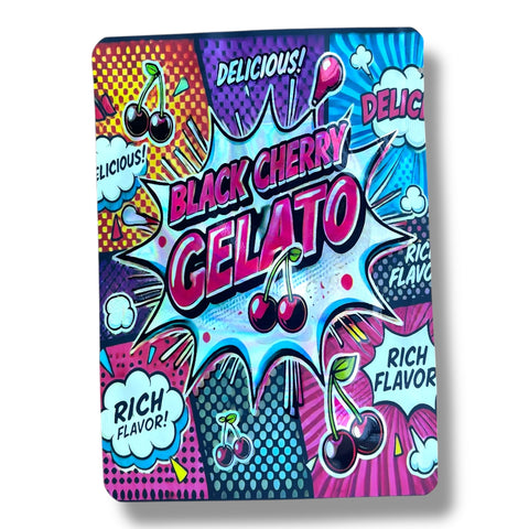 Black Cherry Gelato Mylar Bags 7 Grams