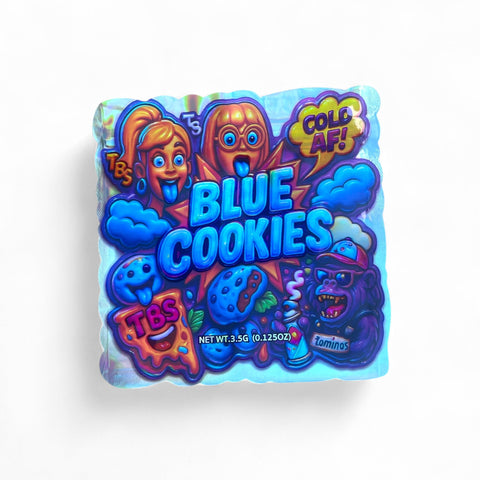 Blue Cookies Mylar Bag 3.5 Grams