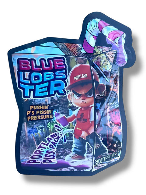 Blue Lobster Mylar Bag 3.5 Grams