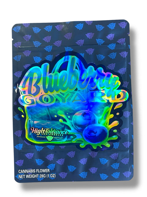 Blueberry Goyard Mylar Bag 1 Ounce