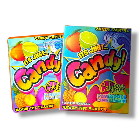 Candy Calypso Pineapple Peach Lemonade Mylar Bag with Box 3.5 Grams