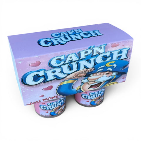 Cap'n Crunch Ice Cream Jars Plastic Container 3.5 Grams