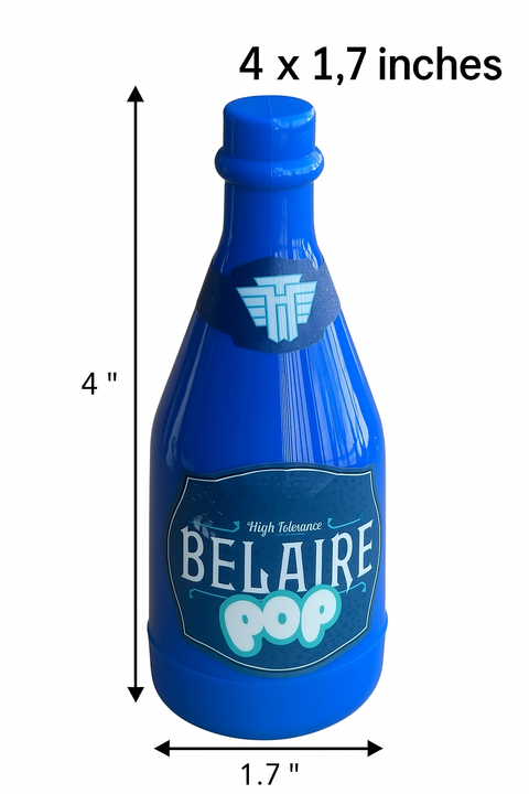 High Tolerance Belaire Bottle Pop 3.5g Plastic Container