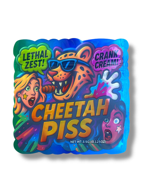 Cheetah Piss Mylar Bag 3.5 Grams