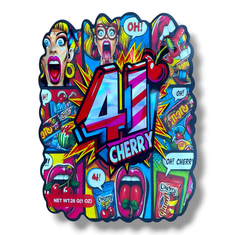 41 Cherry Mylar Bag 1 Ounce