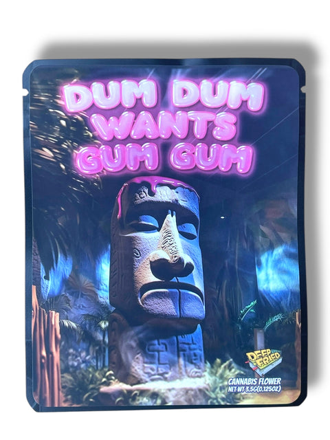 Dum Dum Wants Gum Gum Mylar Bag 3.5 Grams