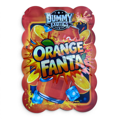 Dummy Exotics Orange Fanta Mylar Bag 3.5 Grams