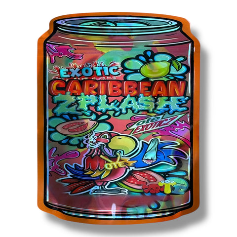Exotic Caribbean Zplash Mylar Bag 3.5 Grams