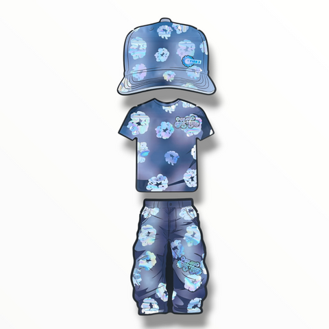 Gear Shifters Blue Tier 2 3-Piece Combo Set Mylar Bag 3.5 Grams