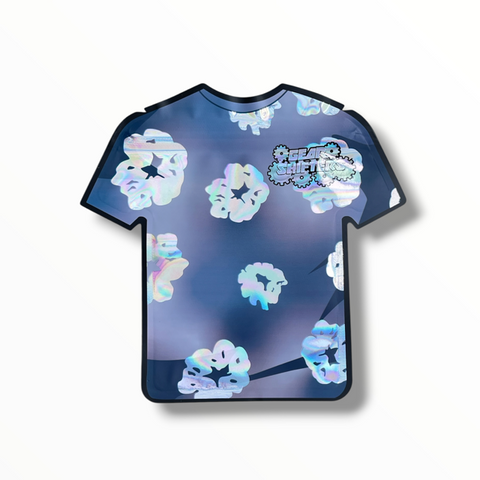 Gear Shifters Denim Tearz Blue T-Shirt Tier 2 Mylar Bag 3.5 Grams