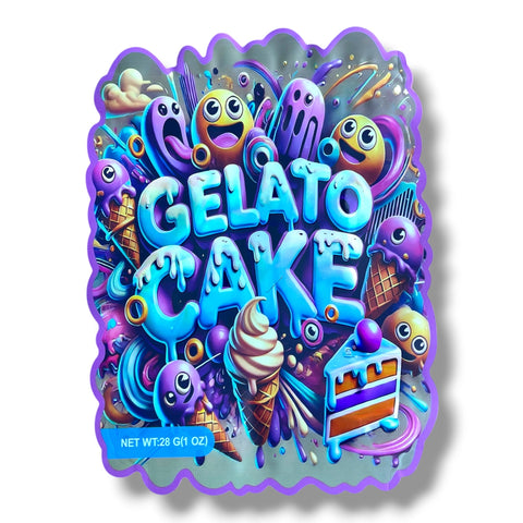 Gelato Cake Mylar Bag 1 Ounce