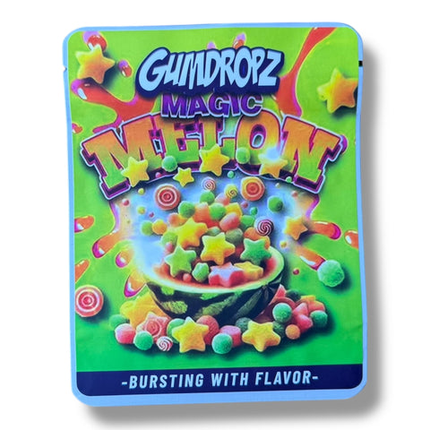 Gumdropz Strawberry Magic Melons (Soft Sticker) Mylar Bag 3.5 Grams
