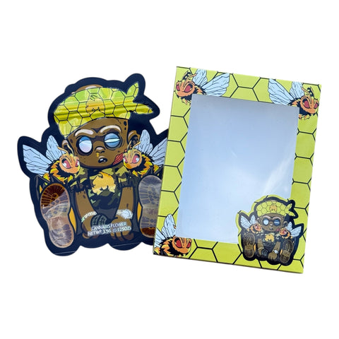 ICFMF Bee Mylar Bag with Box 3.5 Grams