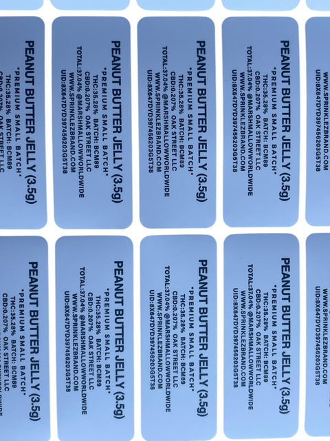 Peanut Butter Jelly (Soft Sticker) Mylar Bag 3.5 Grams