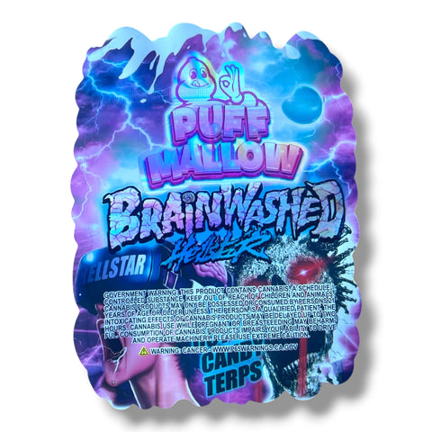 Puff Mallow Brain Washed Cotton Candy Terps Mylar Bag 3.5 Grams