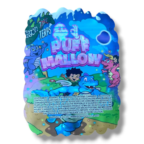 Puff Mallow Dragon Terps Mylar Bag 3.5 Grams