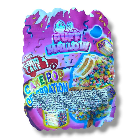 Puff Mallow Cake Pop Celebration Mylar Bag 3.5 Grams