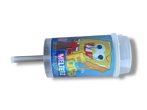 Pushh Pop Popsicclle 3.5 grams Container with Separate Holographic Sticker