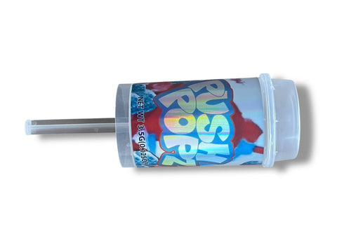 Pushh Pop Popsicclle 3.5 grams Container with Separate Holographic Sticker