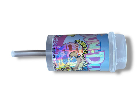 Pushh Pop Popsicclle 3.5 grams Container with Separate Holographic Sticker
