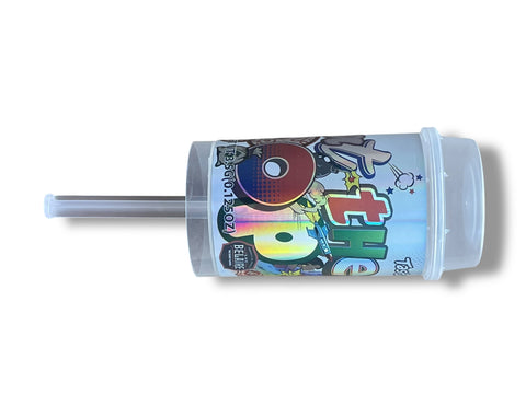 Pushh Pop Popsicclle 3.5 grams Container with Separate Holographic Sticker