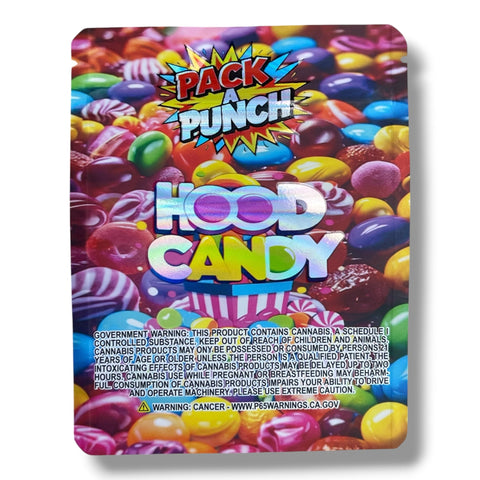 Pack A Punch Hood Candy Mylar Bag 3.5 Grams