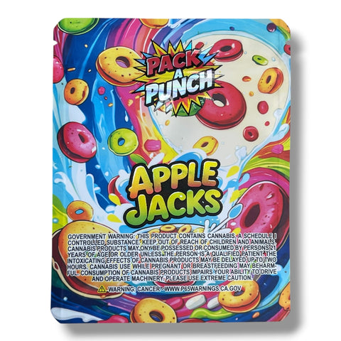 Pack A Punch Apple Jacks Mylar Bag 3.5 Grams