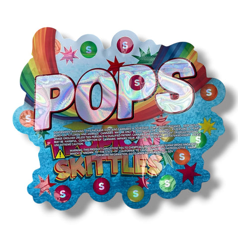 Pops Tropical Skittles Mylar Bag 3.5 Grams