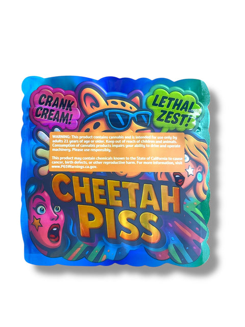 Cheetah Piss Mylar Bag 3.5 Grams