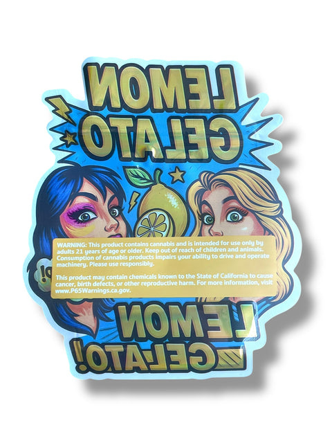 Lemon Gelato Mylar Bag 3.5 Grams