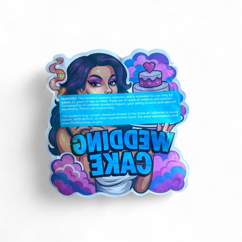 Wedding Cake Mylar Bag 3.5 Grams