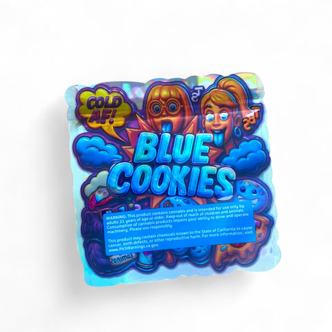 Blue Cookies Mylar Bag 3.5 Grams