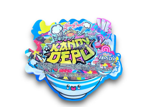 Kandy Depo Frosted Fruity P Mylar Bag 3.5 Grams