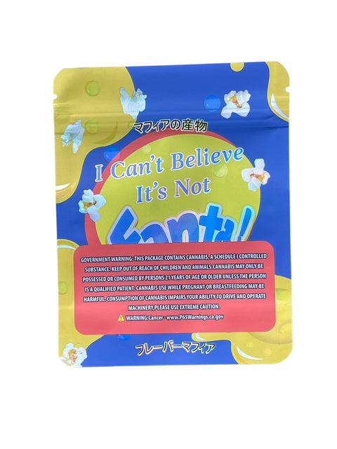 Fanta! Butter Popcorn (Happy Pop) Mylar Bag with Box 3.5 Grams