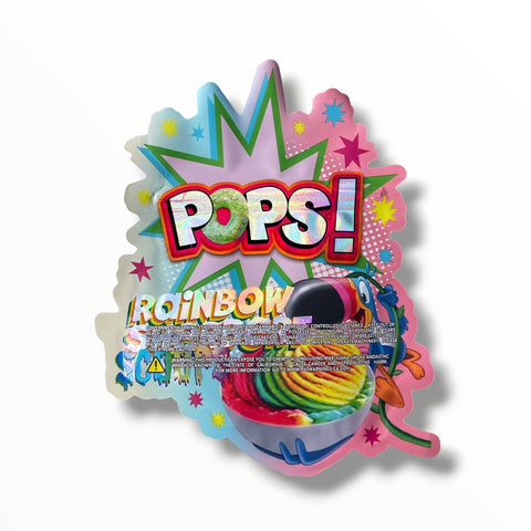 Pops Rainbow Sherbert Scoops Mylar Bag 3.5 Grams