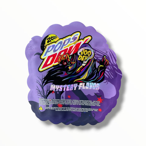 Pops Dew Mystery Flavor Mylar Bag 3.5 Grams