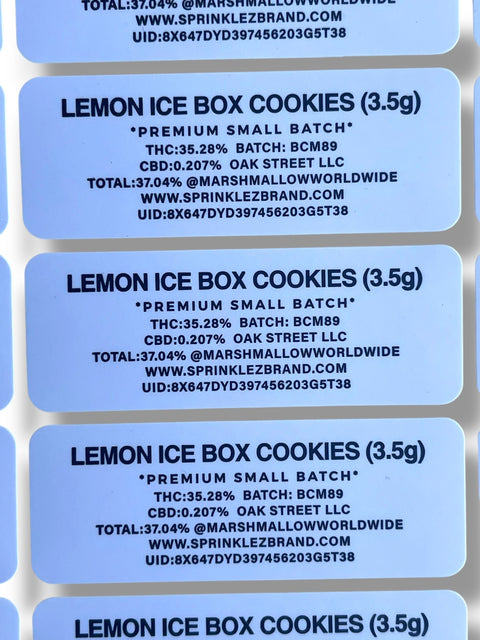 Sprinkles Lemon Ice Box (Soft Sticker) Mylar Bag 3.5 Grams