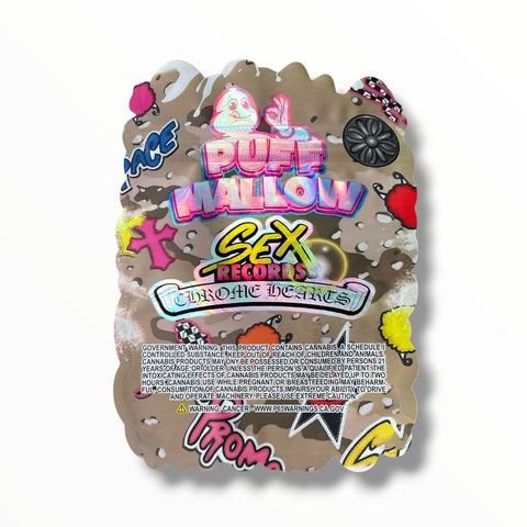 Puff Mallow Sex Records Chrome Mylar Bag 3.5 Grams
