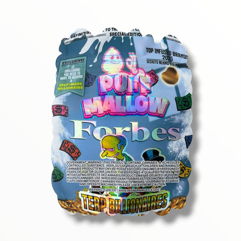 Puff Mallow Forbes Mylar Bag 3.5 Grams
