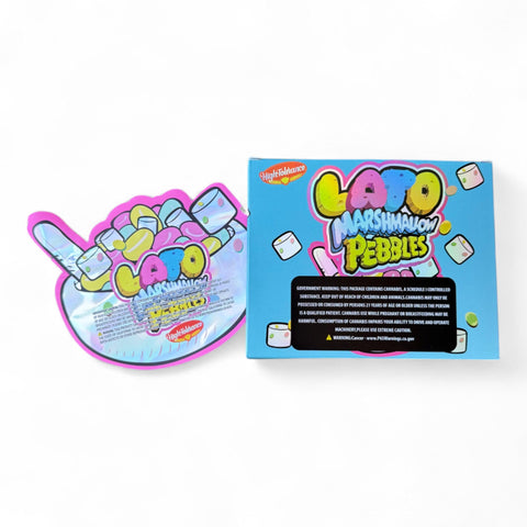 Lato Marshmallow Pebbles Mylar Bag with Box 3.5 Grams