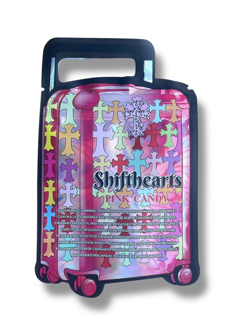 Shift Hearts Pink Candy Mylar Bag 3.5 Grams